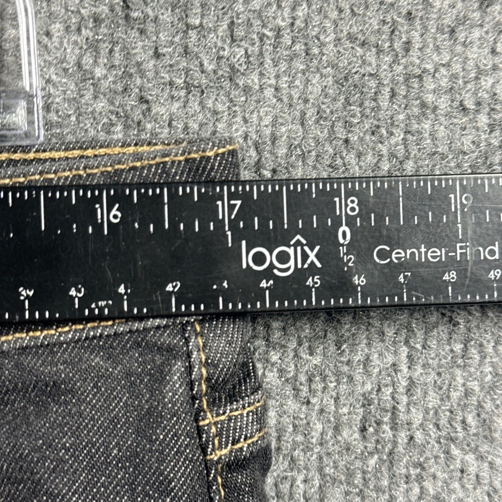 Banana Republic Jeans Mens 32x29 Black Rinse Wash Slim Stacked Bootcut - Picture 8 of 15